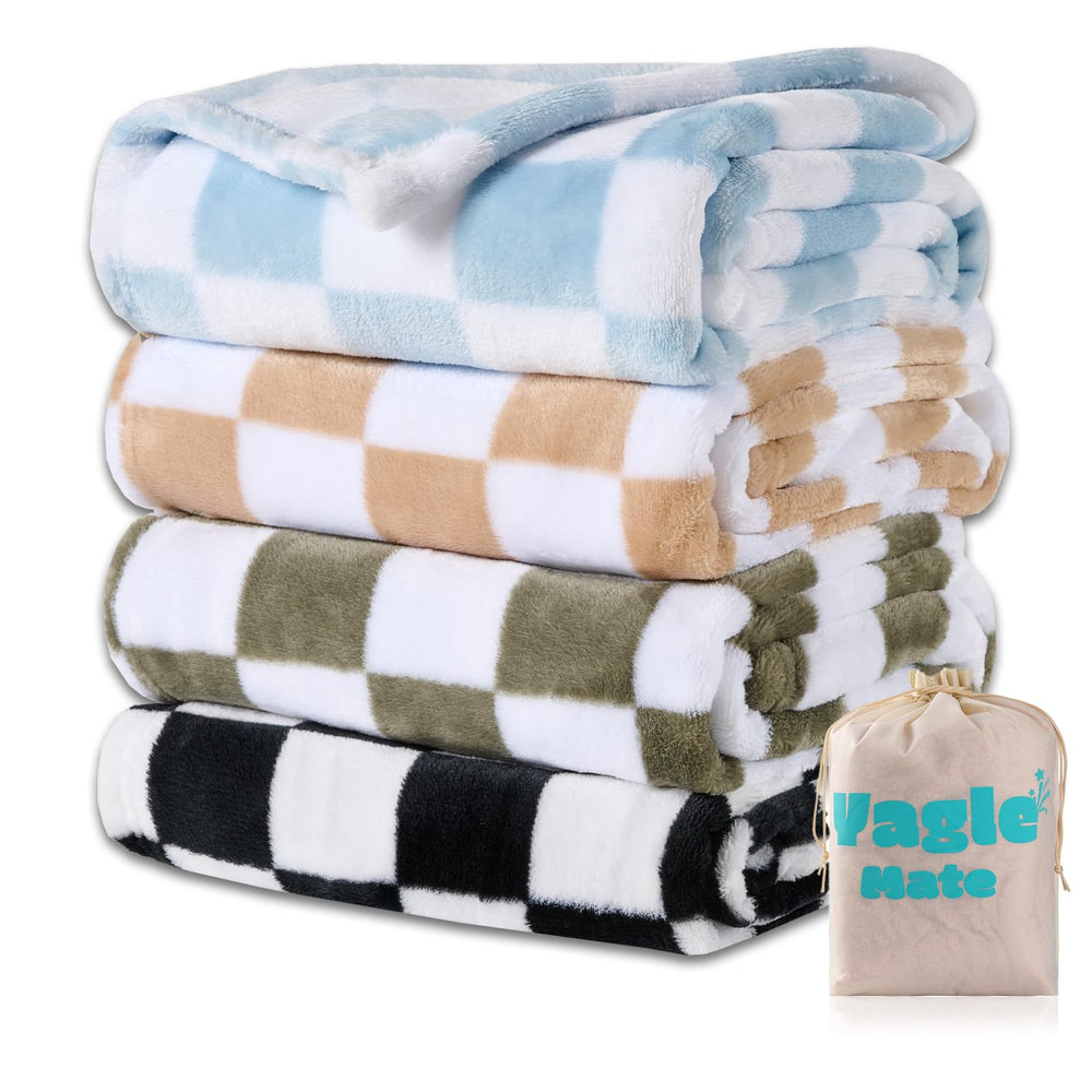 Yagle Mate 4 Pcs Baby Blankets color variety for cozy newborn warmth.