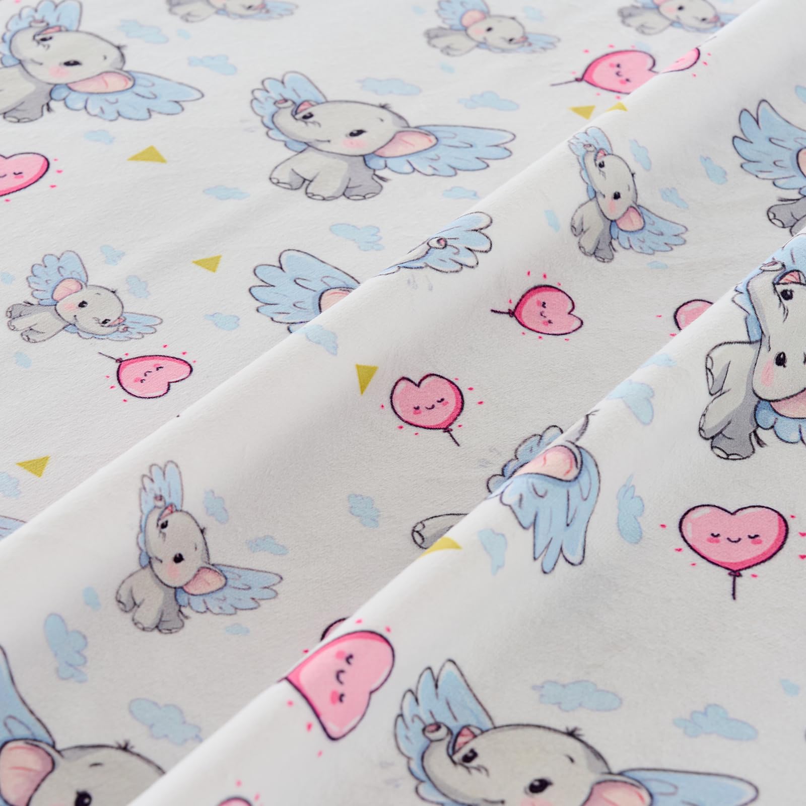 Yagle Mate crib blanket 30x40 in a cozy crib setting.