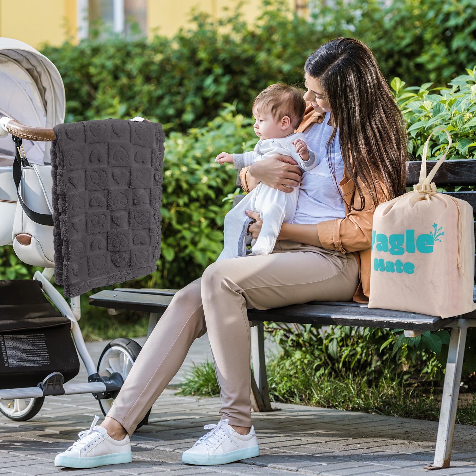 Yagle Mate nursery-ready option for sofas and travel in one set.