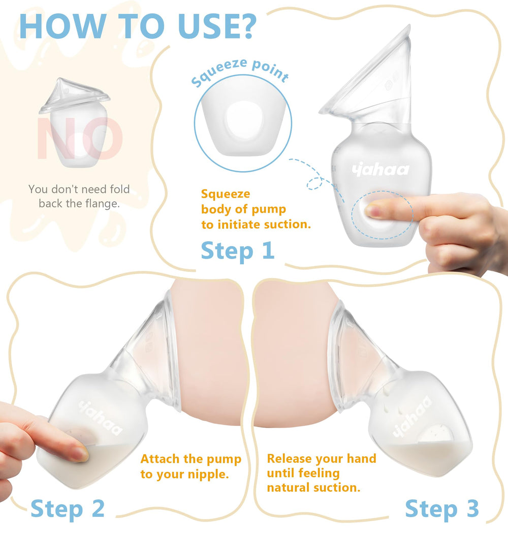 yahaa one-piece soft silicone design emphasizes compact, light pumping