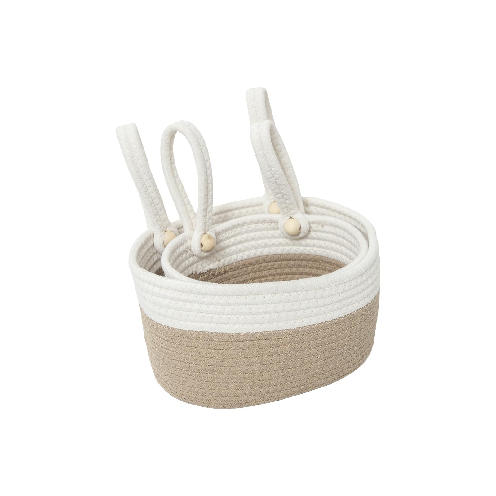 YAHUAN cotton hanging basket small side view for compact organization.