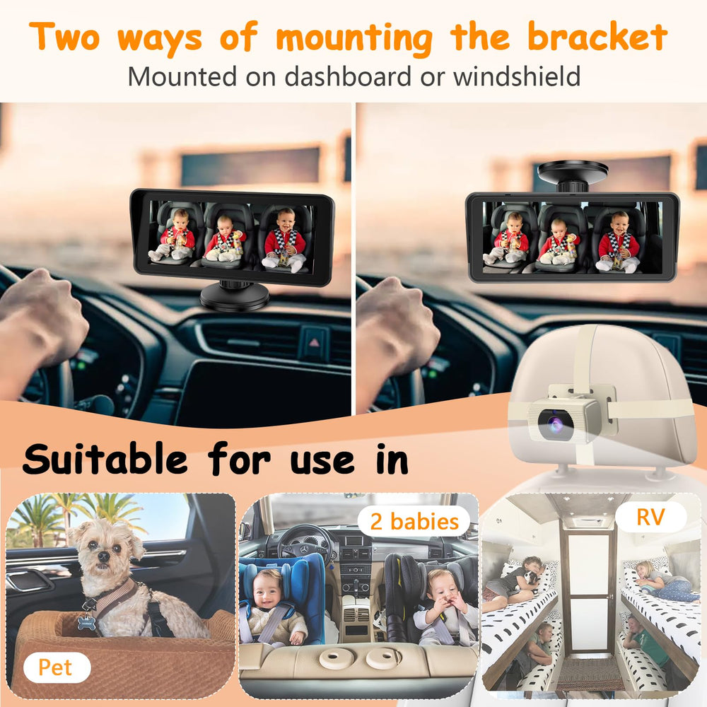 Yakry 2Kids 150-degree wide-angle camera captures a wide field of view