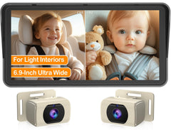 Yakry 2Kids baby car camera front display offers clear on-road monitoring for busy parents