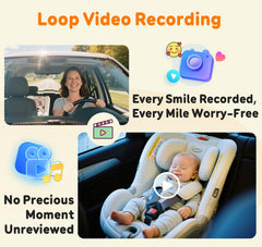 Yakry baby car camera easy install shortens setup time for busy parents.