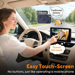 Yakry baby car camera 1080p hd offers sharp rear-view visibility.