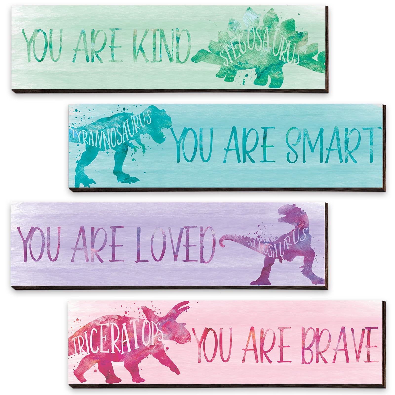 Yalikop dinosaur wall decor in a boy's room featuring playful dinosaurs to boost imagination.