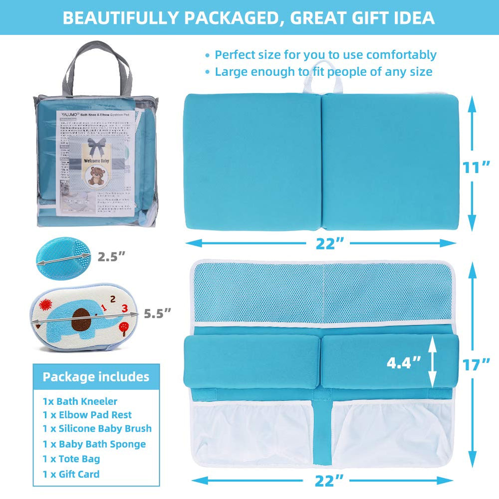 Yalumo tote bag packaging shows gift-ready storage for bath time