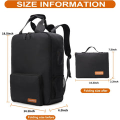 YANHUAKEKE stroller travel bag main compartment keeps toys and clothes tidy.