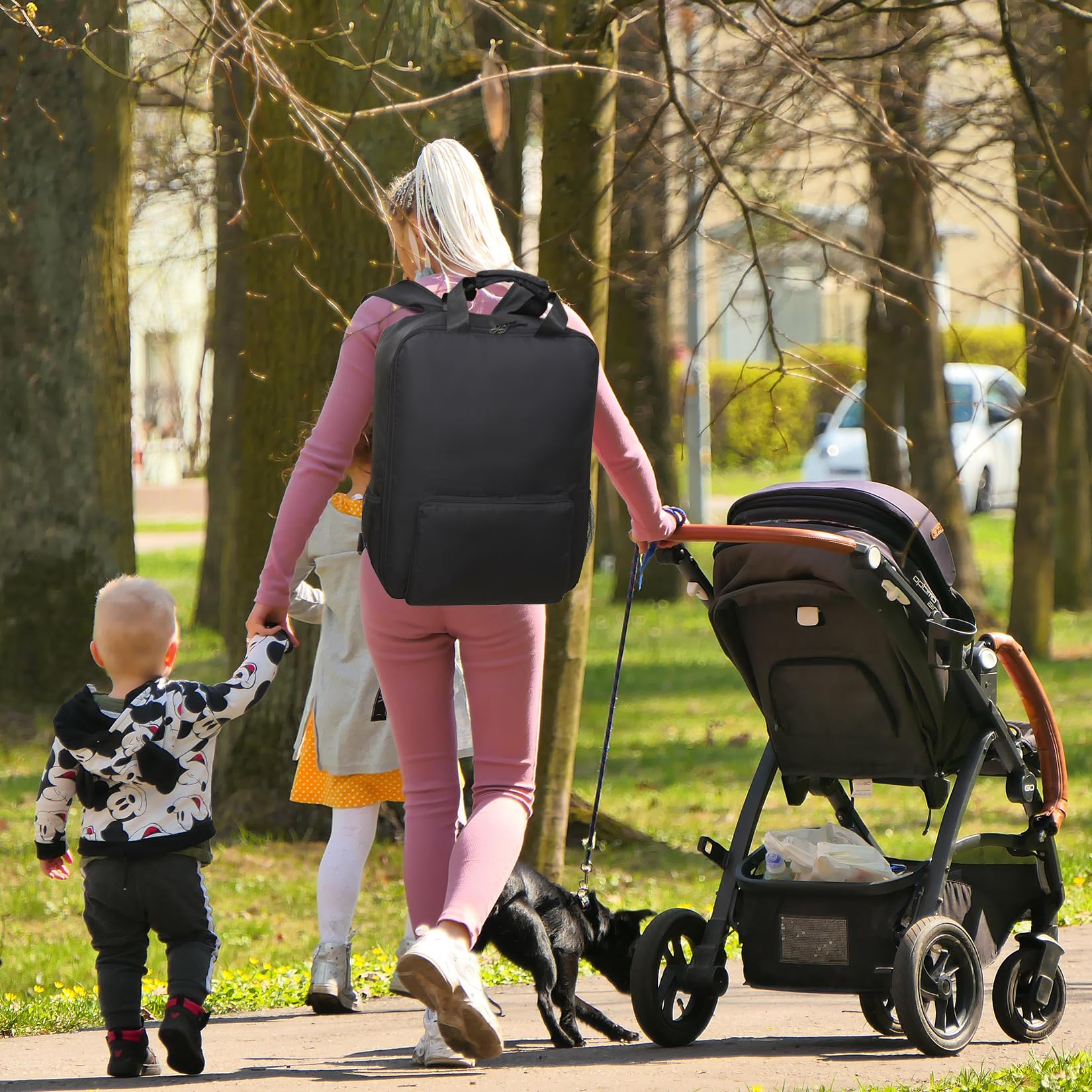 YANHUAKEKE stroller travel bag name tag helps identify your bag at check-in.