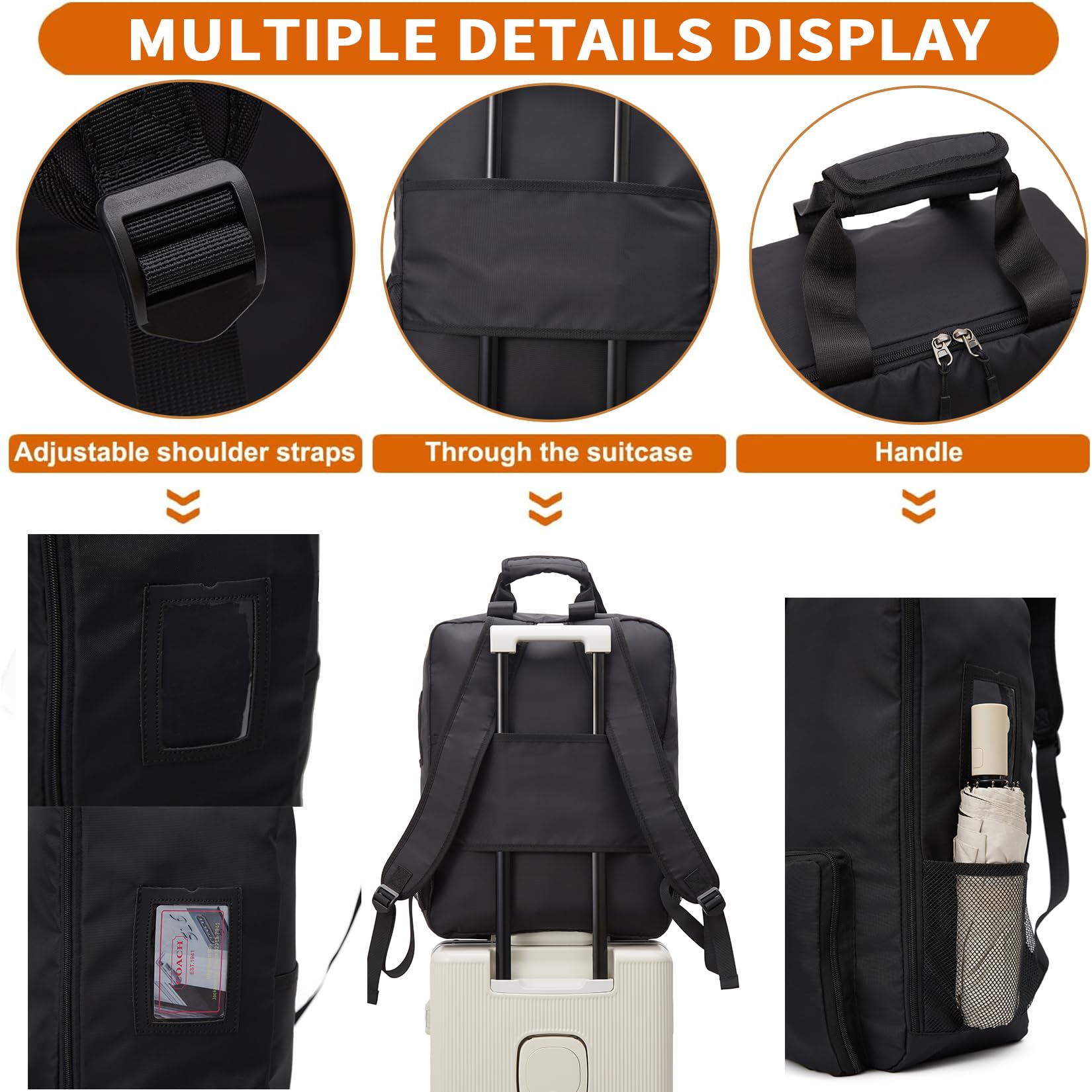 YANHUAKEKE stroller travel bag suitcase webbing simplifies airport transfers.