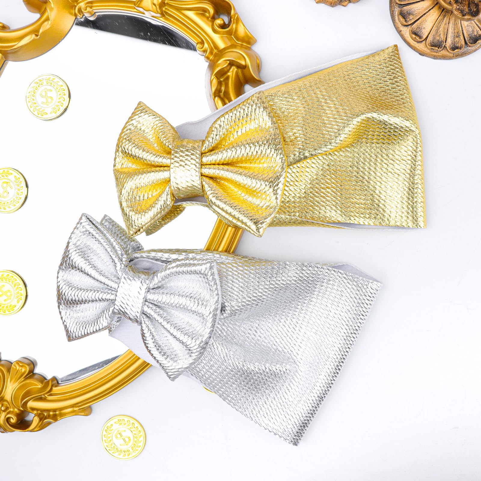 YanJie 2pcs bow headbands set offers versatile styling options
