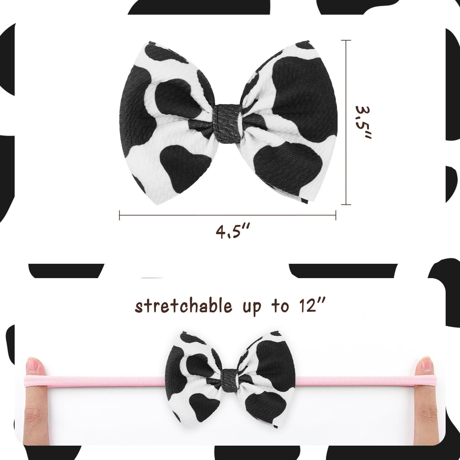 YanJie 3-pack baby hair bows provides versatile outfits for any occasion.