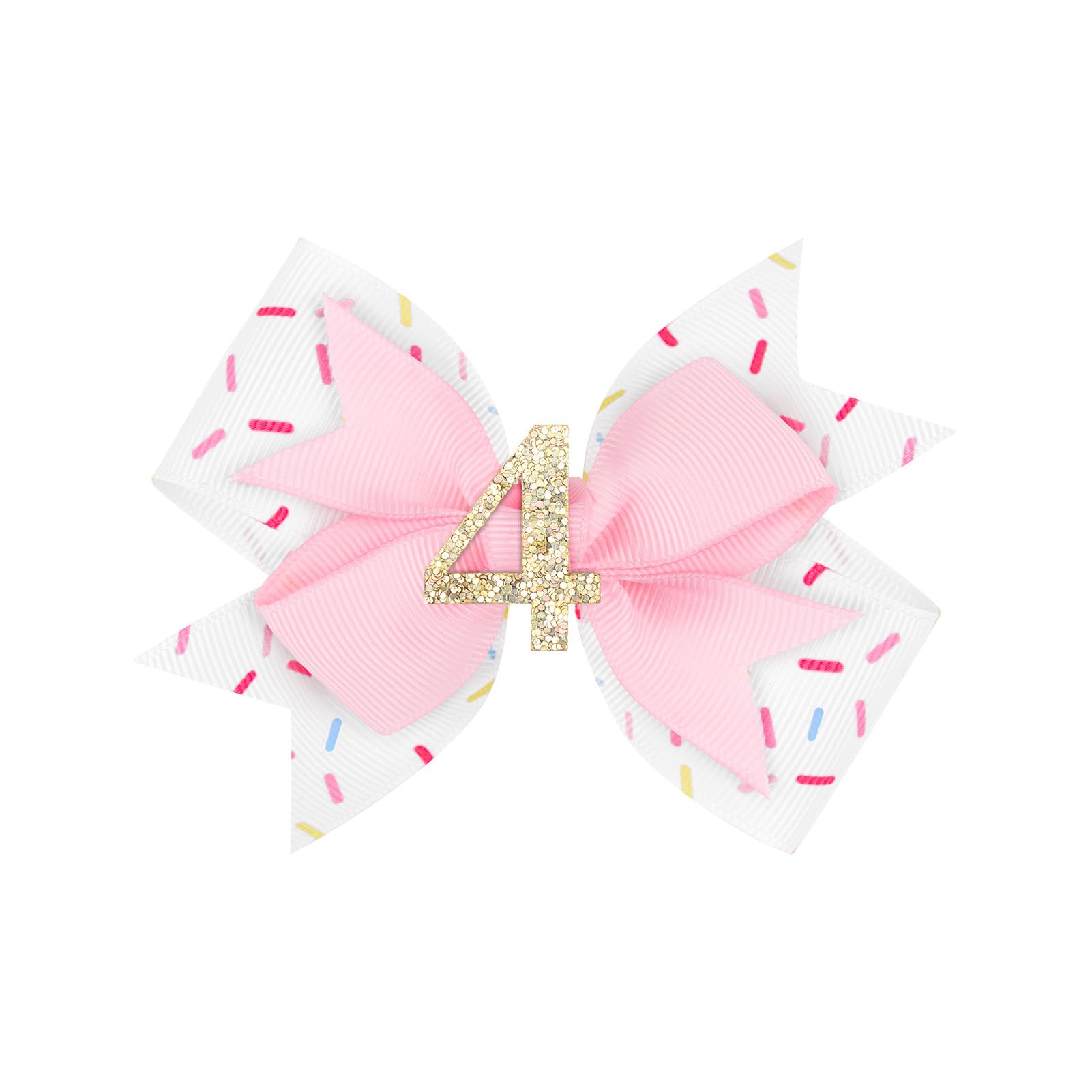 YanJie 4-inch baby hair bow for daily wear and celebrations.