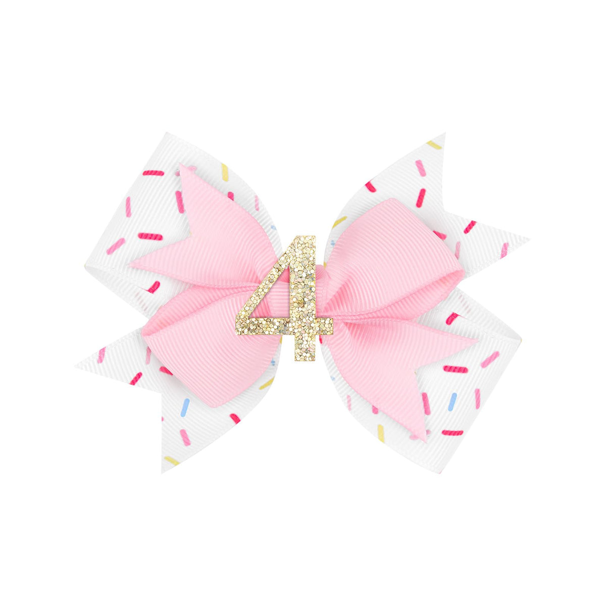 YanJie 4-inch baby hair bow for daily wear and celebrations.