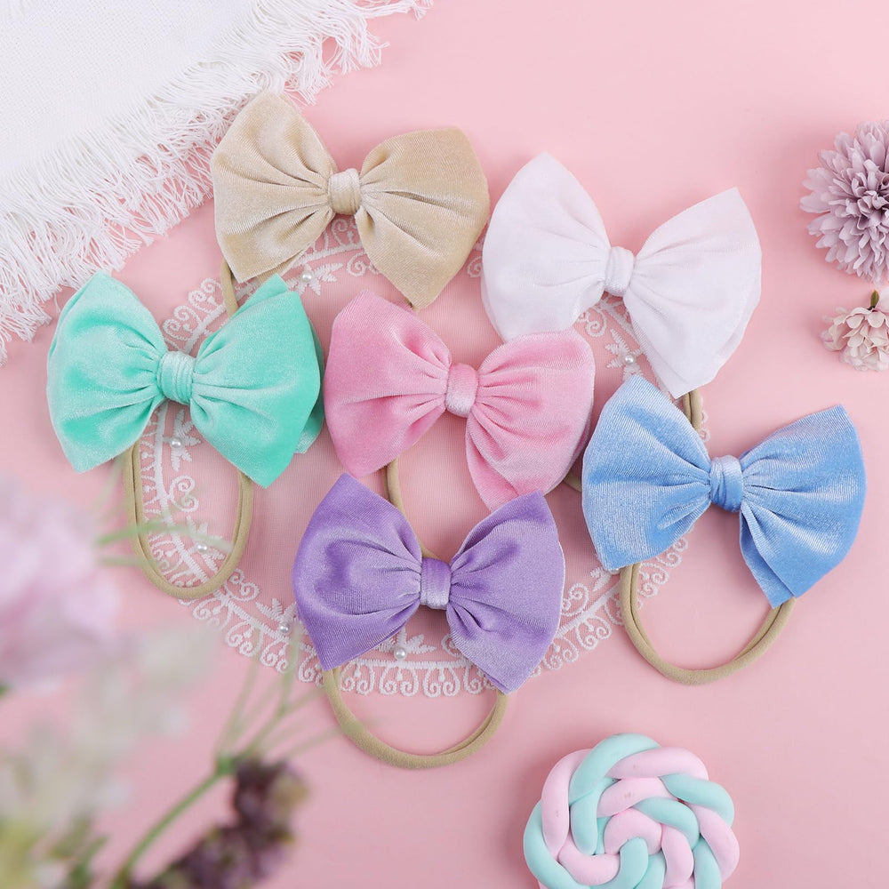 YanJie baby headbands styled for photoshoots and everyday moments.