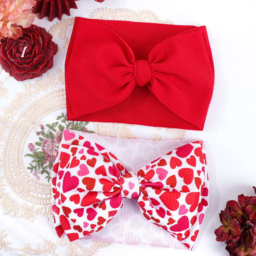 YanJie gift-ready headbands in red ideal for baby showers and birthdays