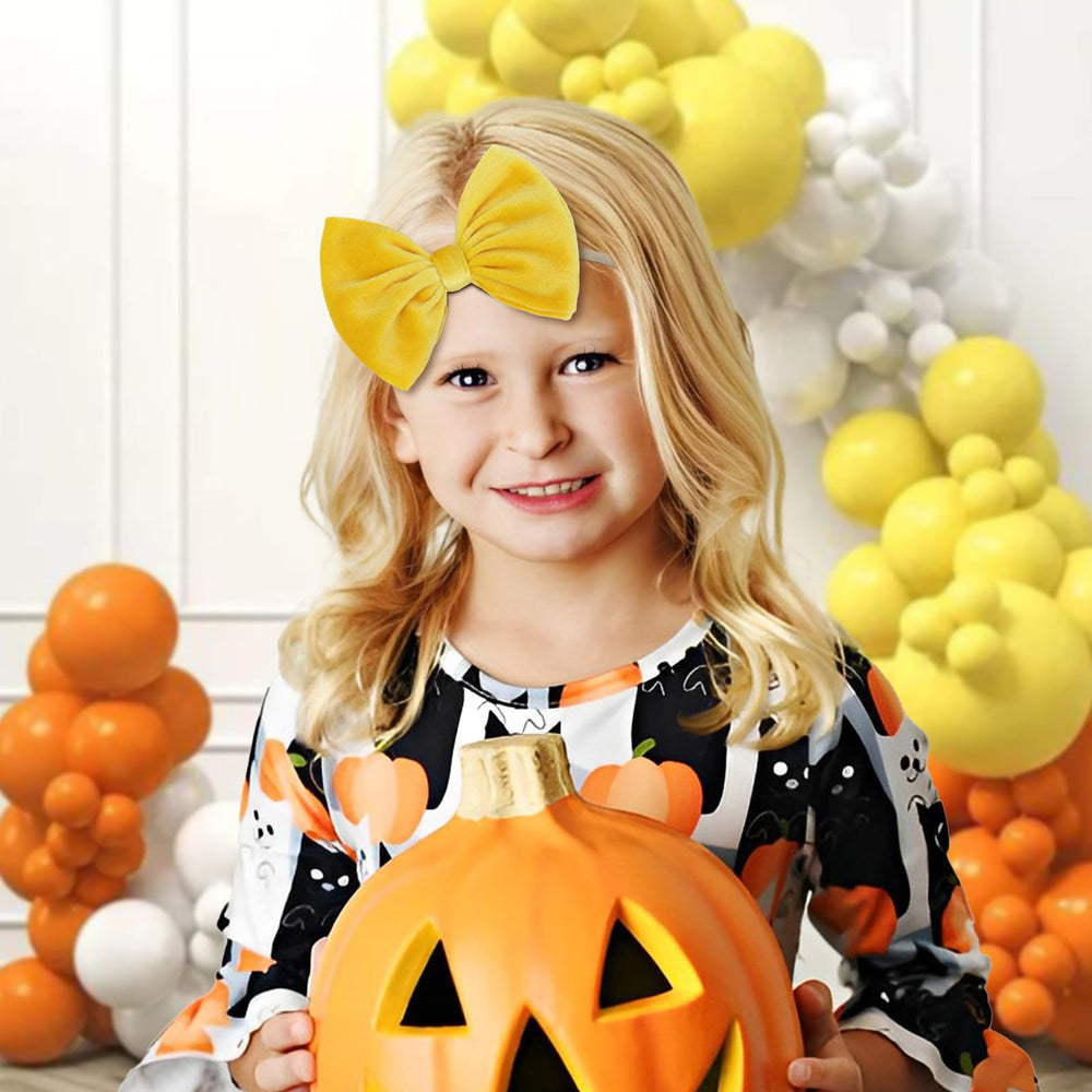 YanJie baby headband nylon stretch band close-up, durable and comfy.