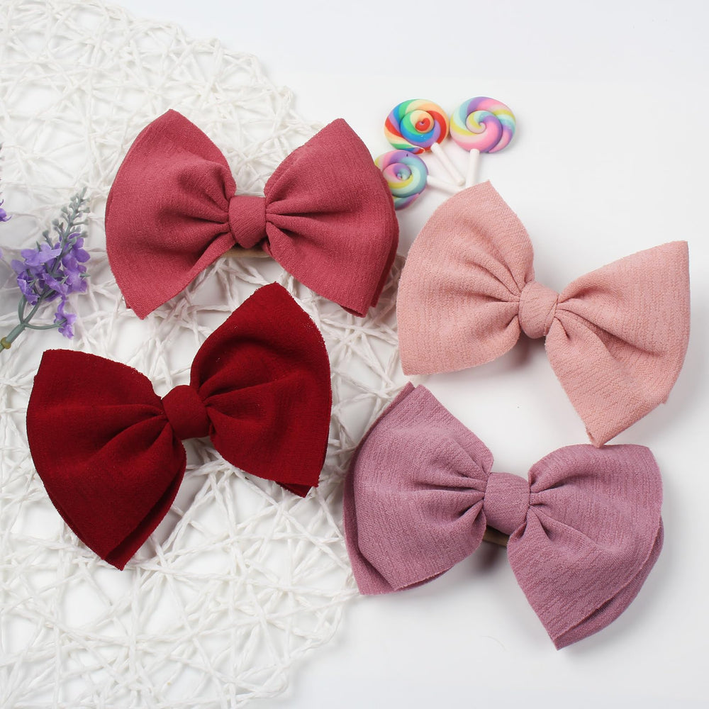 YanJie headband pink-wine; non-slip design prevents marks during daily wear