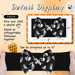 YanJie stretchy baby headband - anti-slip design, fits newborns to toddlers.