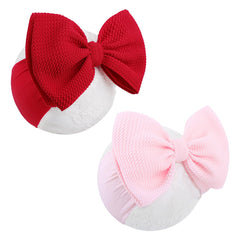 YanJie baby headbands red bow close-up for newborns offering soft, gentle wear.