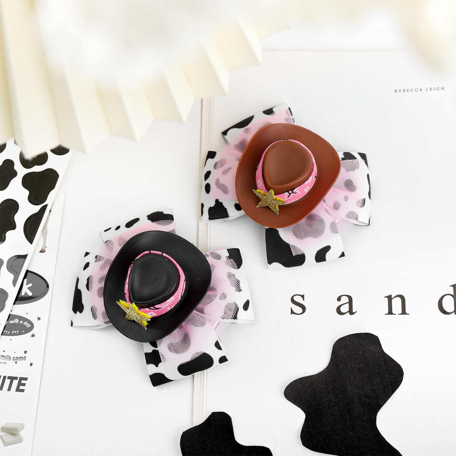 YanJie back-to-school accessory bow adds cute charm to hairstyles