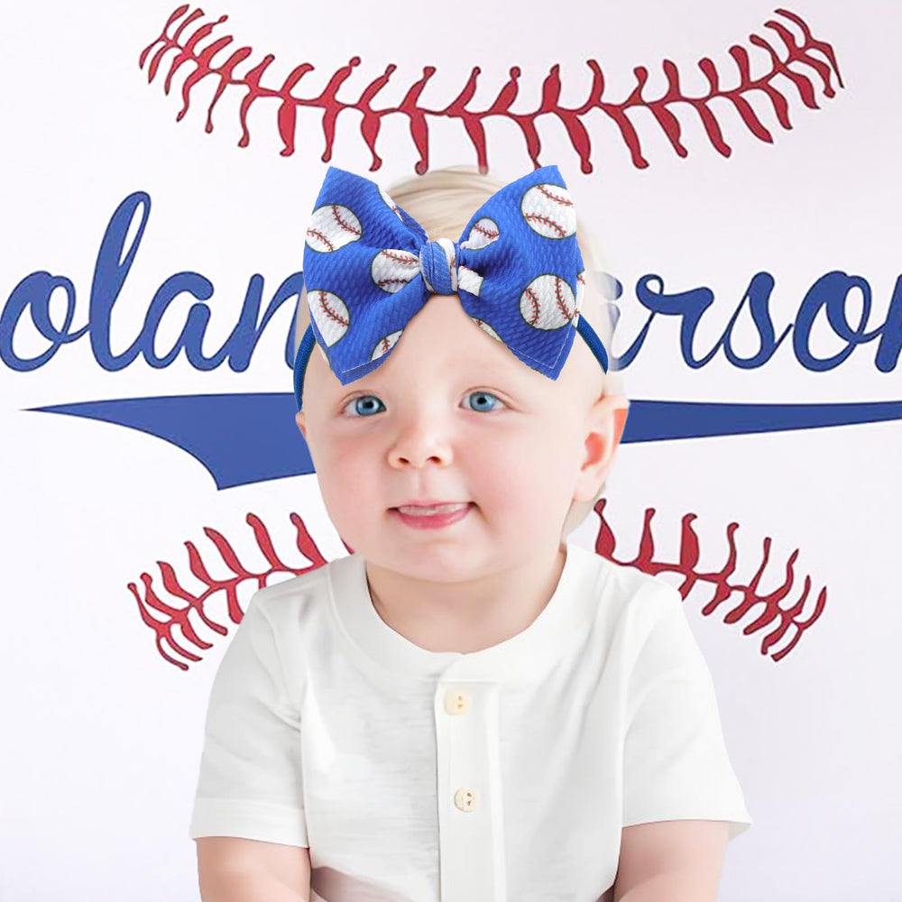 YanJie baby girl headband with soft waffle fabric offers comfortable all-day wear.