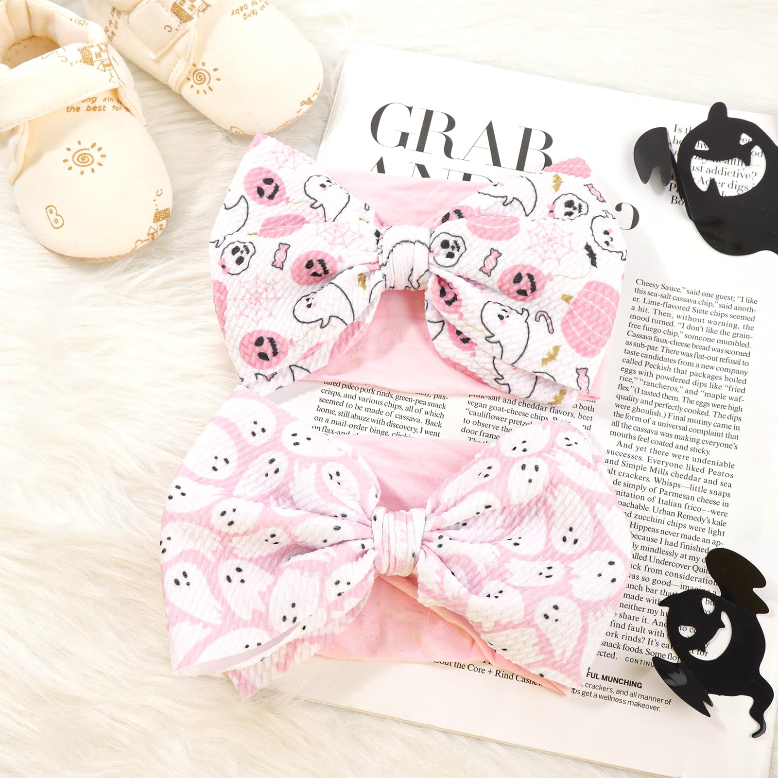 YanJie newborn headband for Halloween, perfect photo prop
