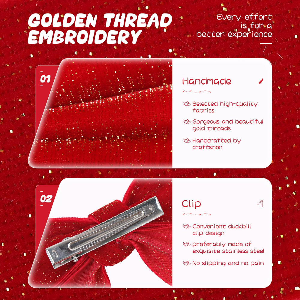 YanJie alligator clip style offers secure hold during celebrations