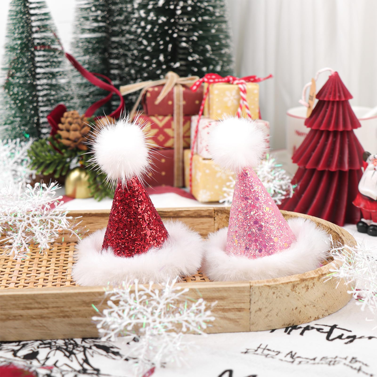 YanJie DIY holiday hat detail for crafts and decor.