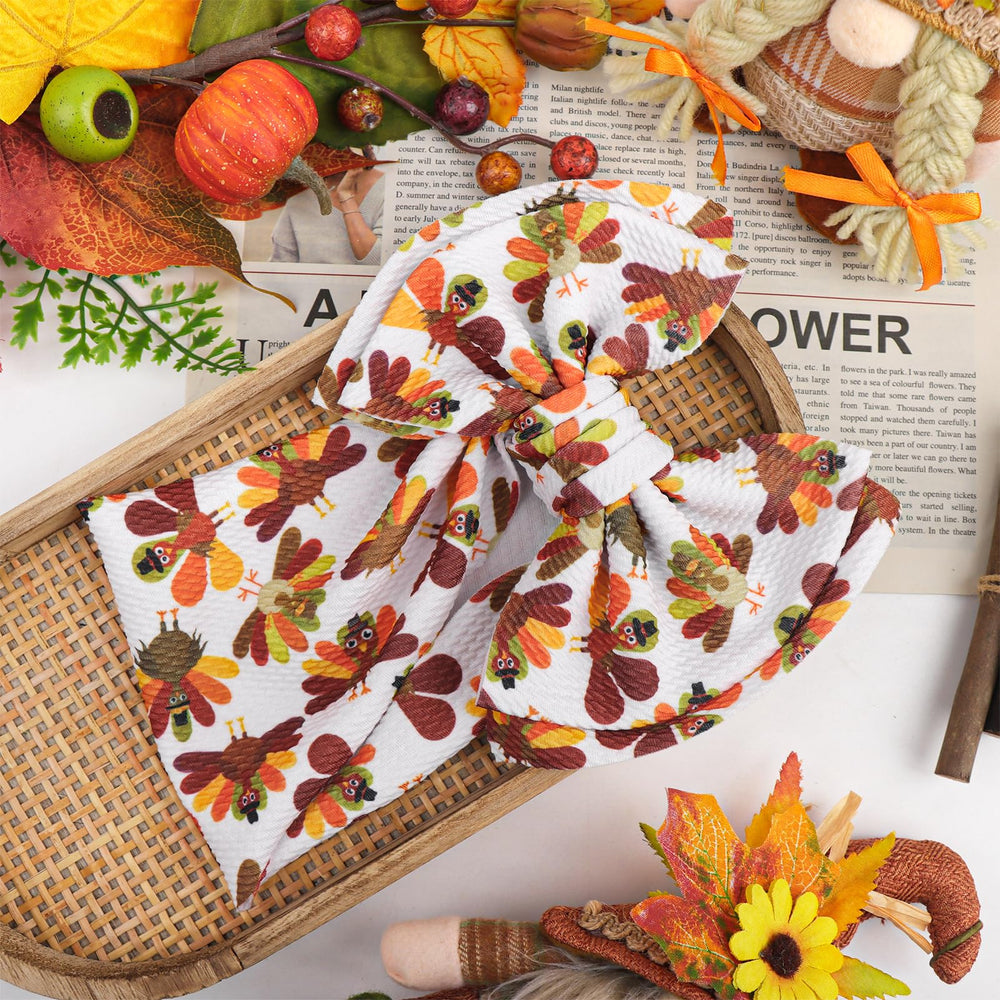 YanJie headband ready for family photos and fall events