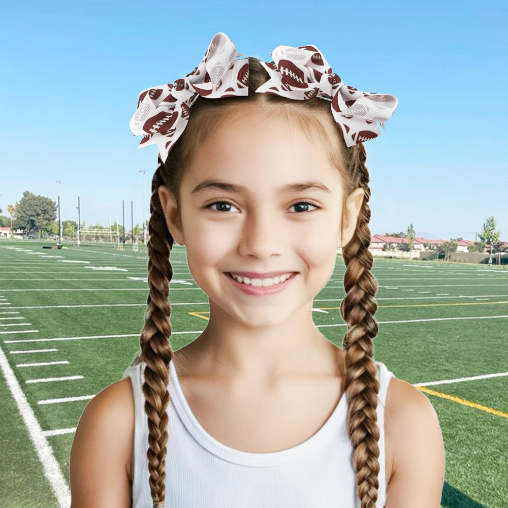 YanJie football hair clip metal clip demonstrates secure grip for kids