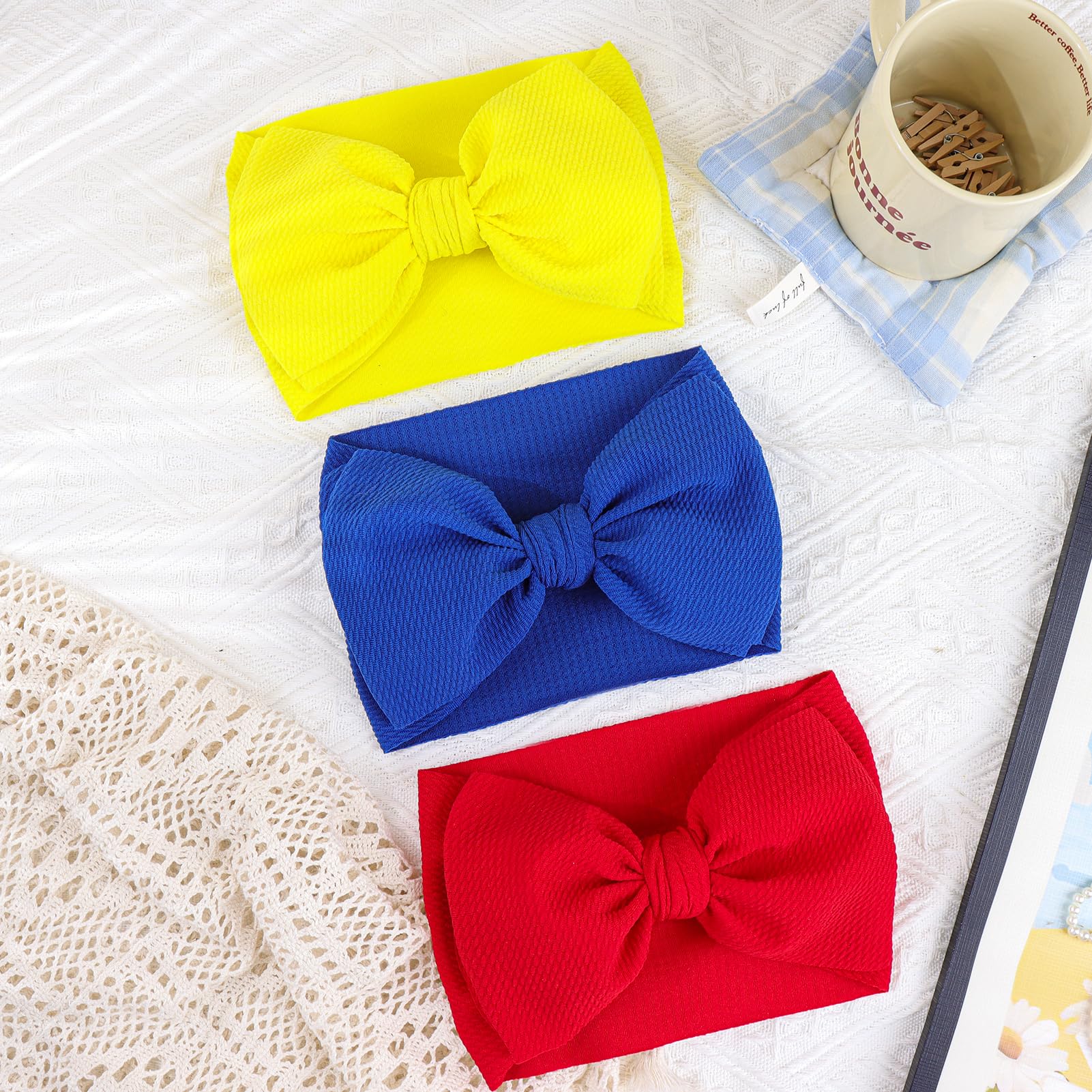 YanJie gift-ready 3pc headbands—perfect for birthdays and baby showers.