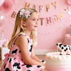 YanJie glitter 8 center bow adds festive charm for photos