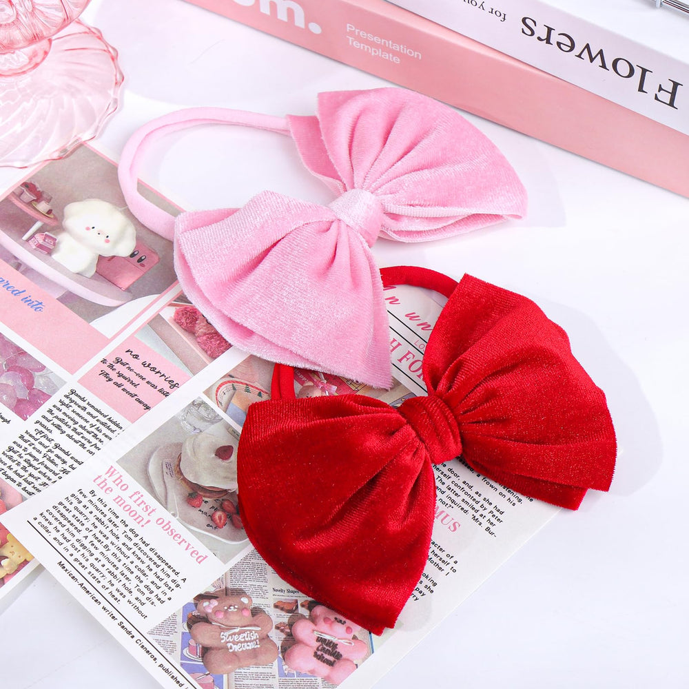 YanJie HAIRBAND soft bow and elastic band for all-day wear.