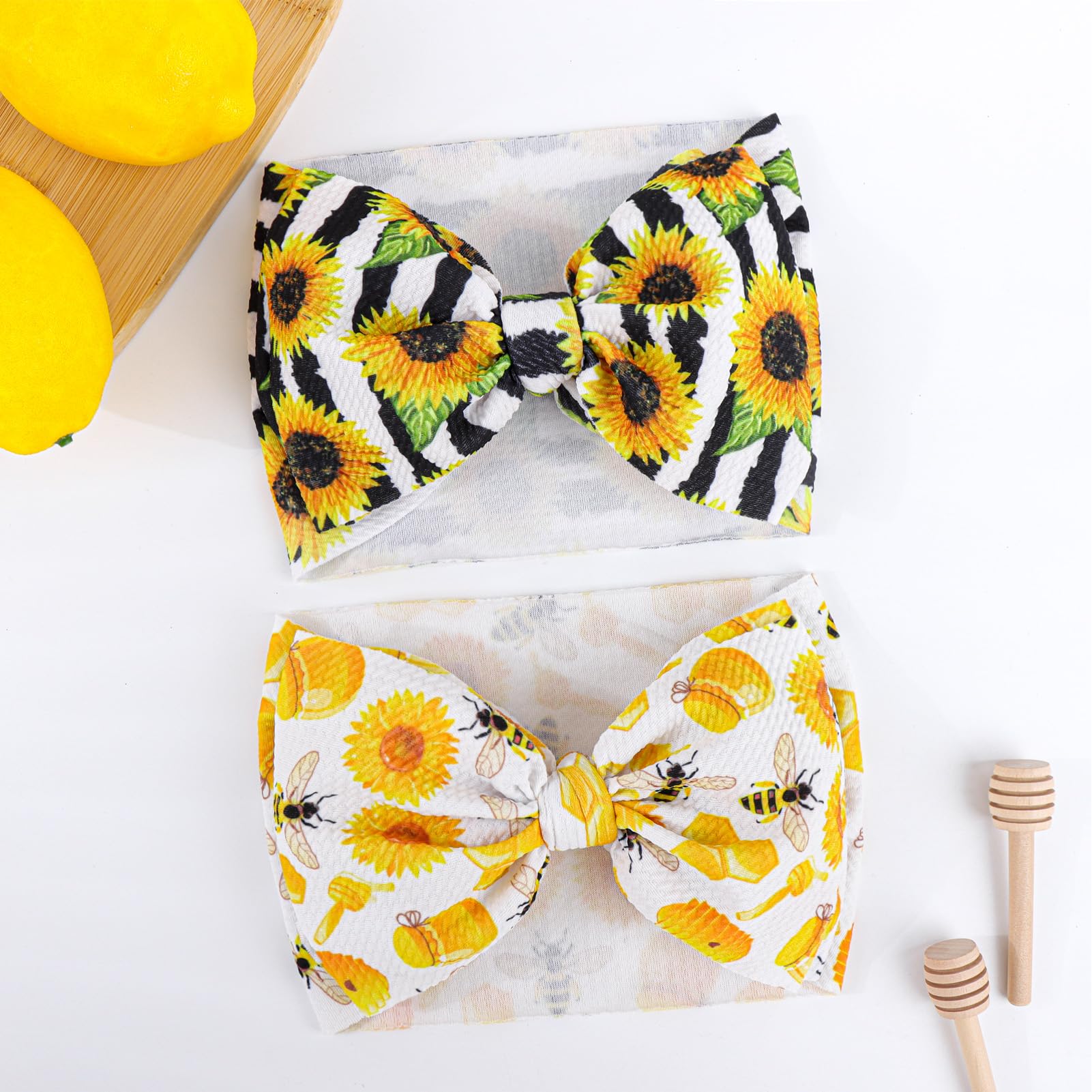 YanJie hairband elastic wide band; one-size fit for infants to toddlers with comfortable wear.