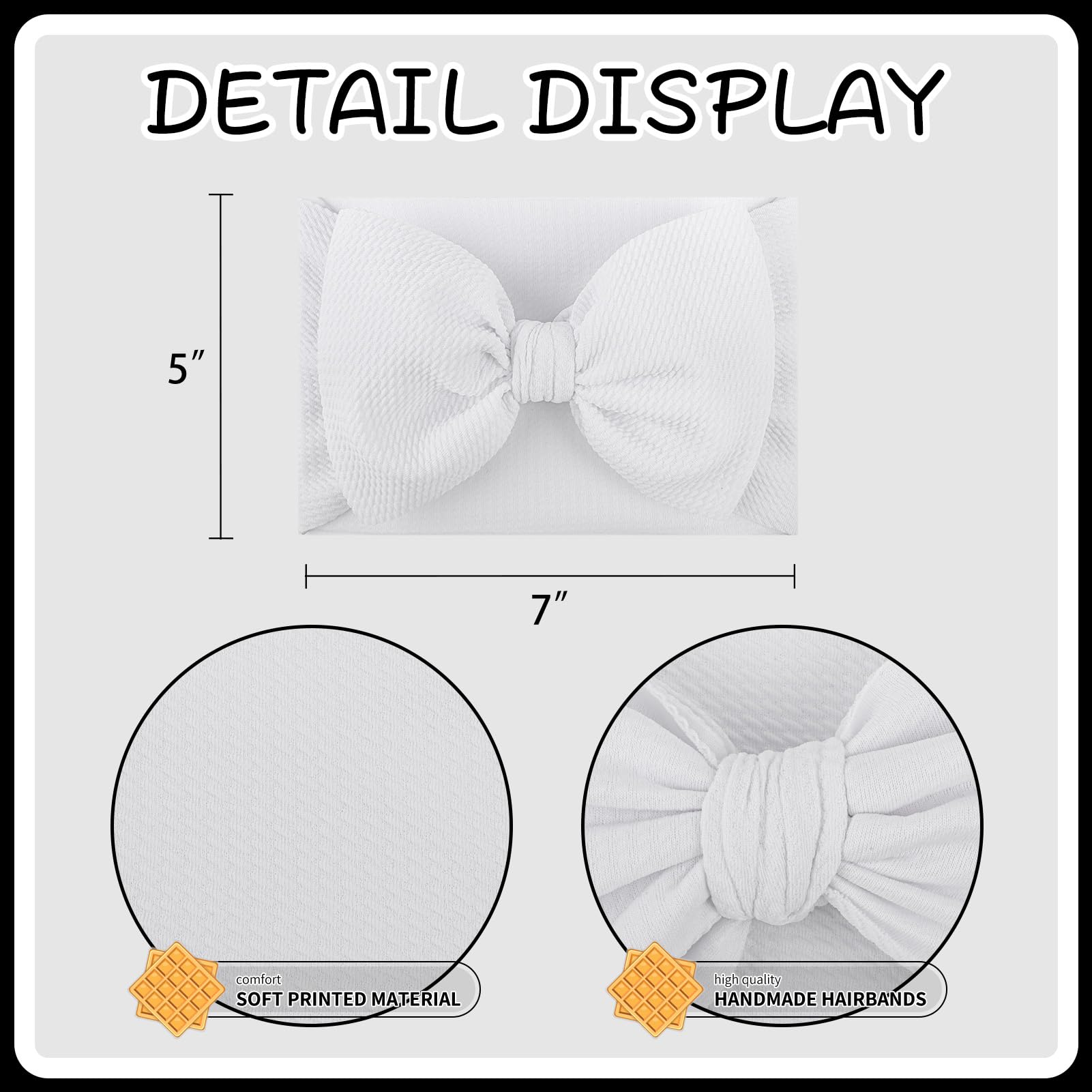 YanJie Hairband knotted bow detail shows craftsmanship.