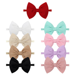 YanJie hairband package shows nine pieces for versatile baby outfits.