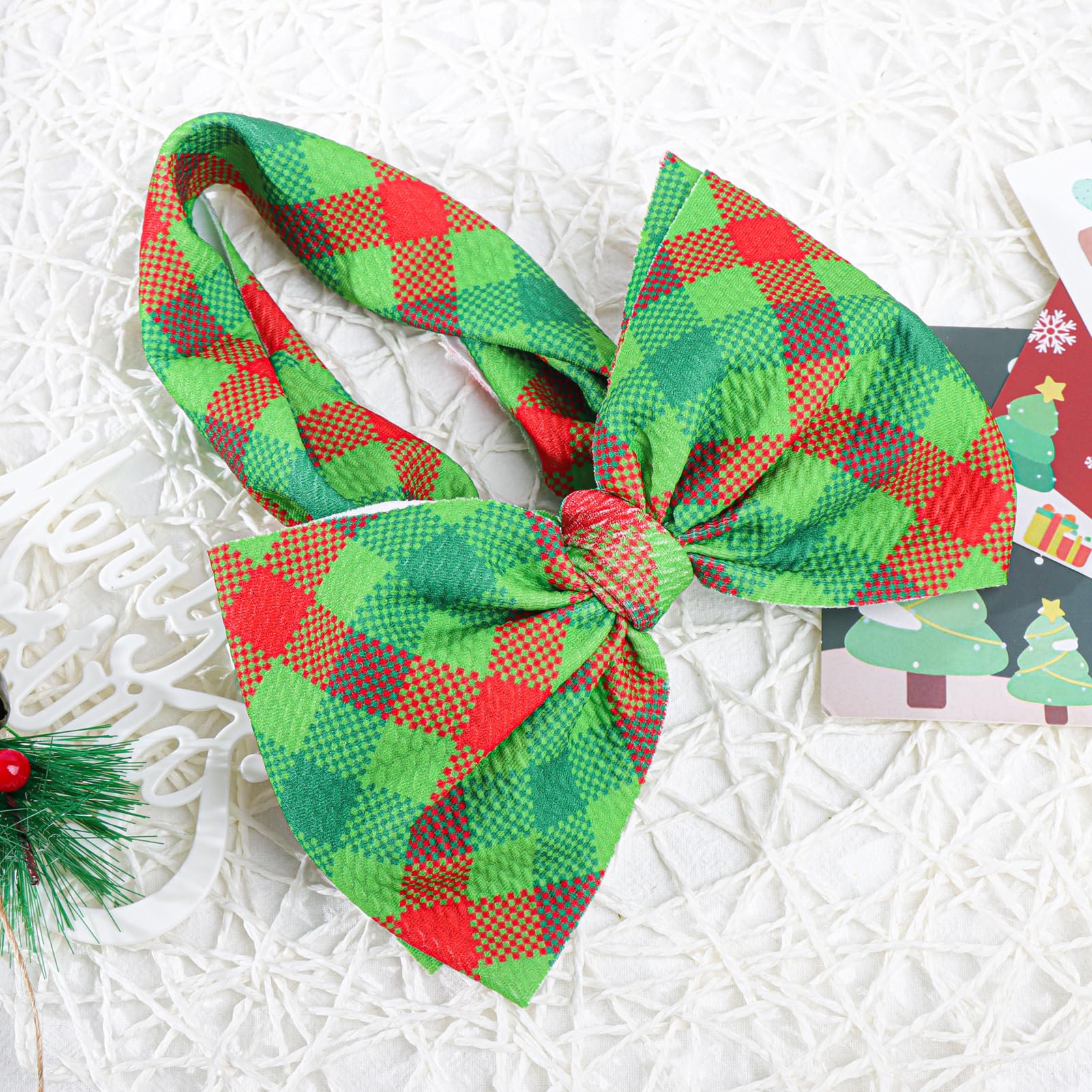 YanJie Christmas headband with safe non-glue design for newborns