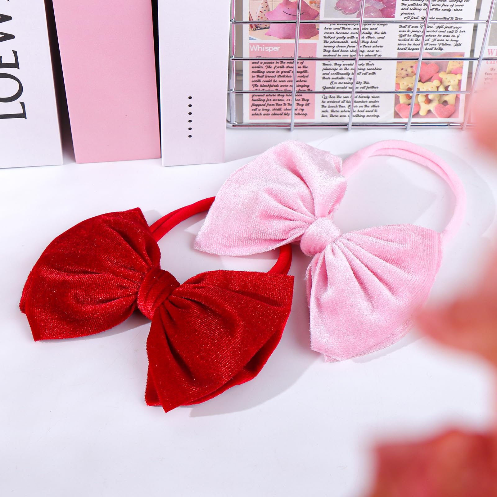 YanJie HAIRBAND stretchable nylon band adapts from babies to toddlers.