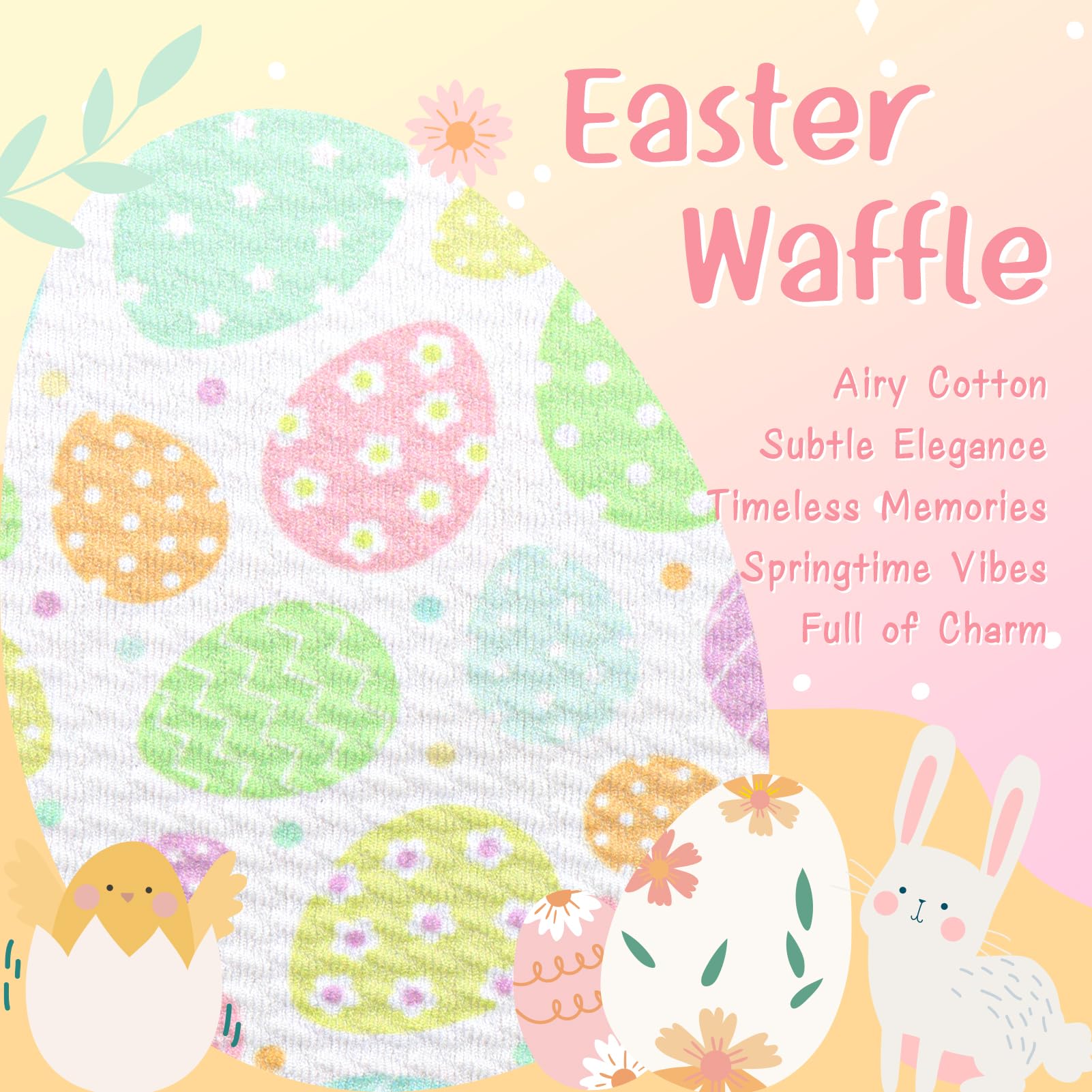 YanJie handmade Easter headband crafted in a pet-free, smoke-free studio.