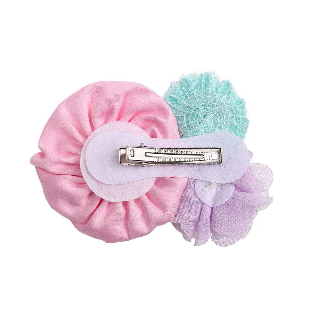 YanJie handmade flower detail, artisanal baby hair accessory for everyday wear.