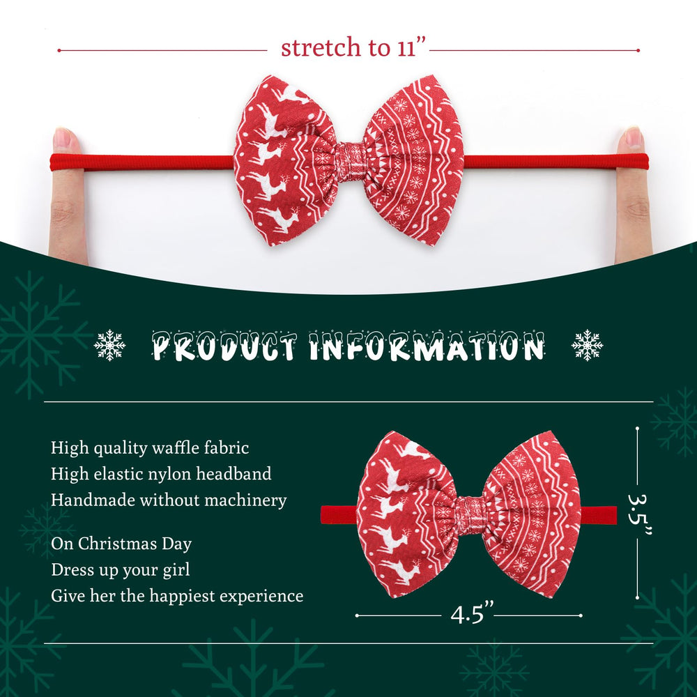 YanJie newborn headband offers a comfortable, soft fit for tiny heads.