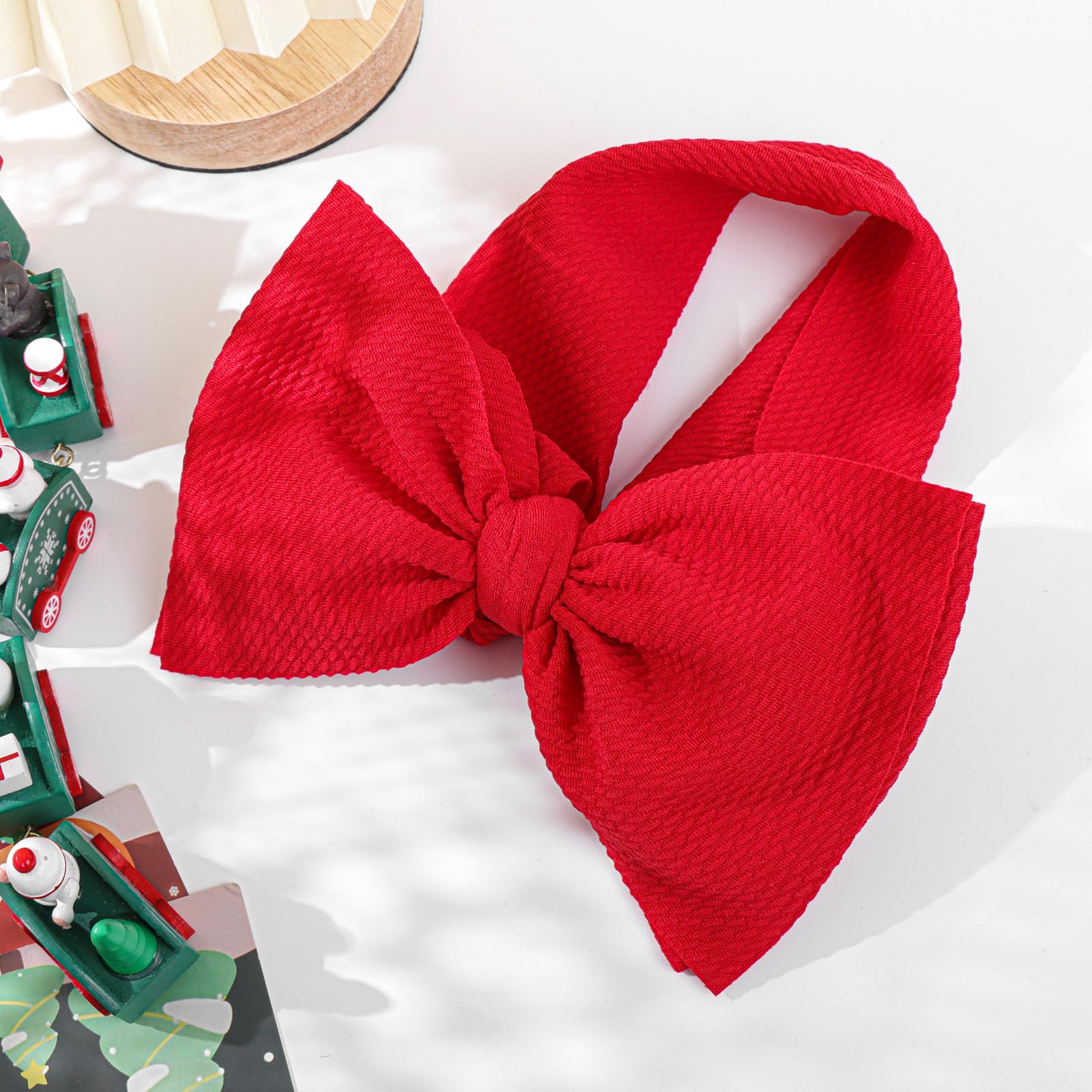 YanJie christmas-red-green bows pair with festive outfits