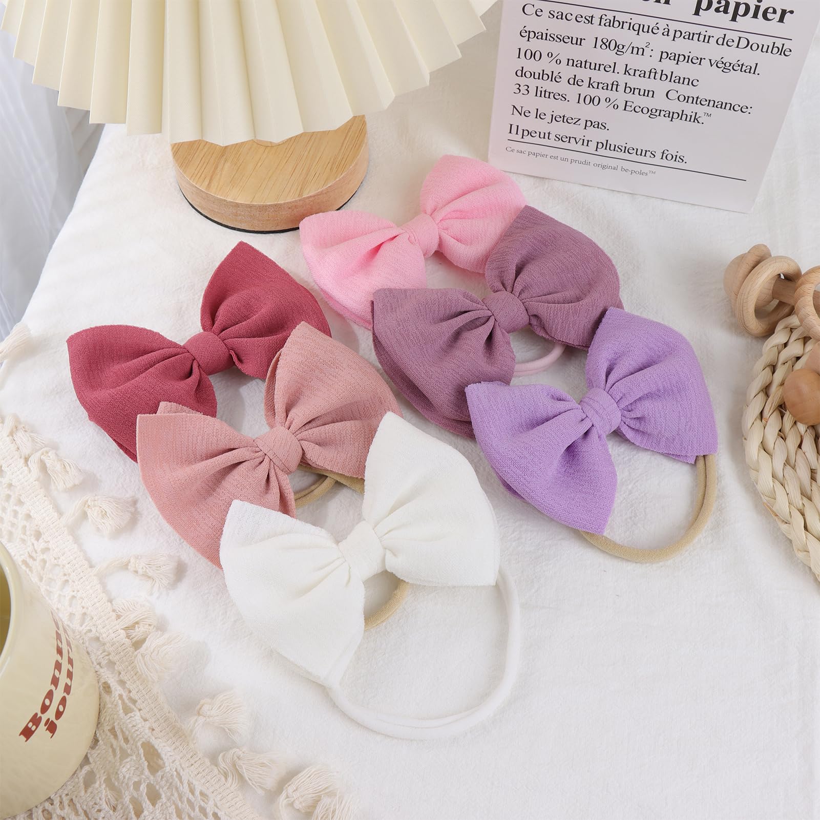 YanJie newborn-to-toddler headbands stay comfortable during play.