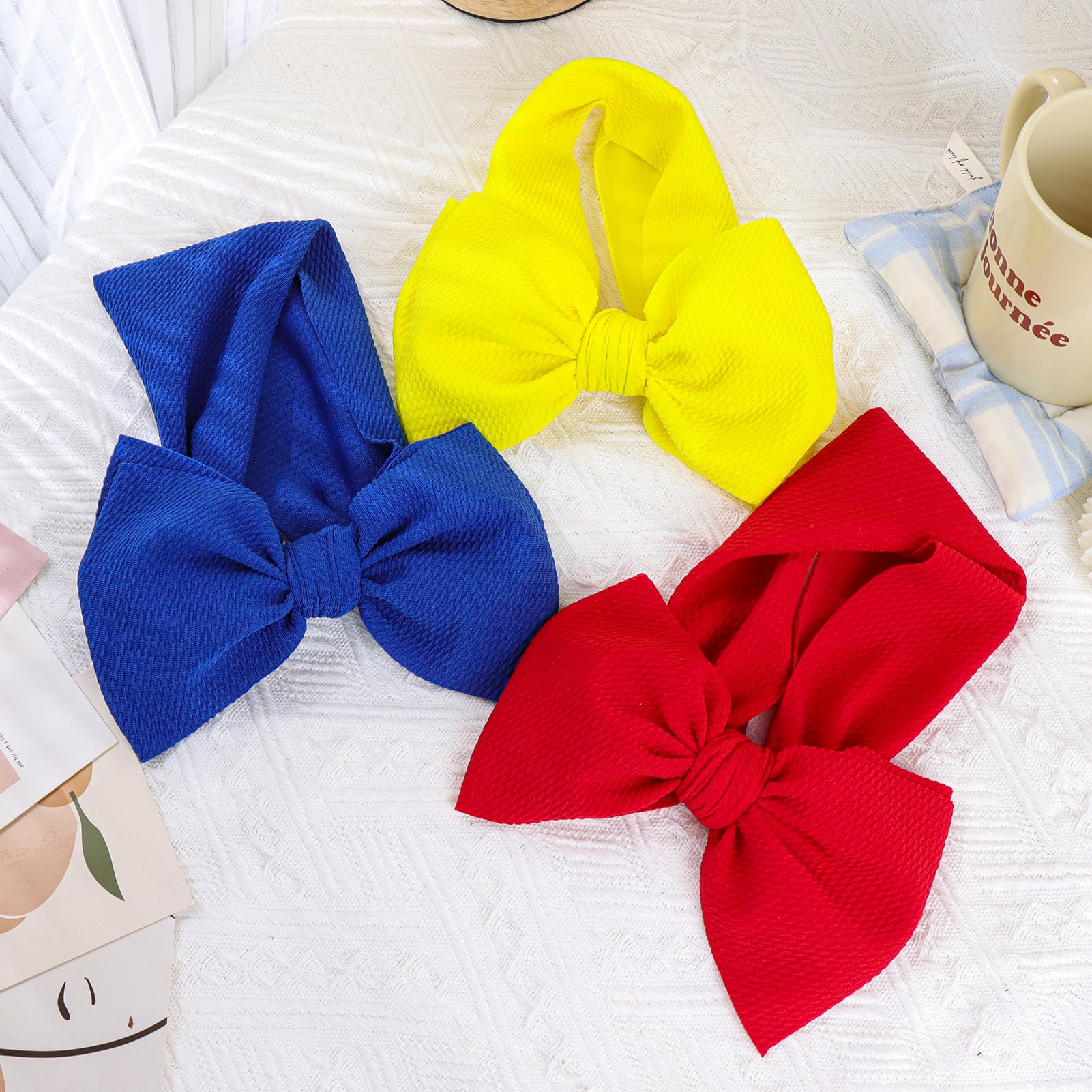 YanJie headbands worn on baby—easy slip-on style for daily wear.