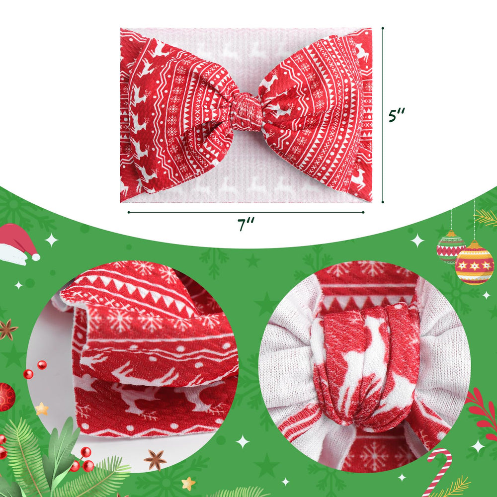 YanJie infant headband features a 7-inch bow for comfy fit