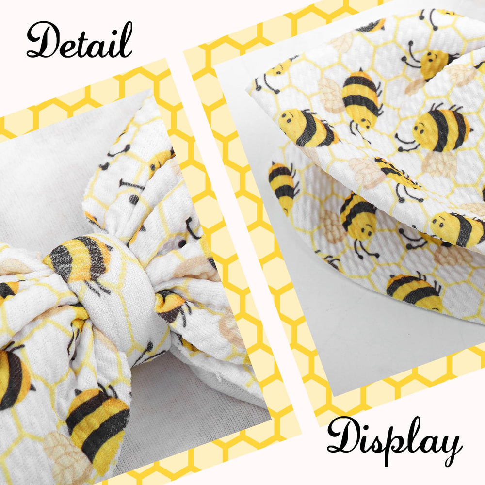 YanJie infant headbands showcase charming bee design for cute everyday wear.