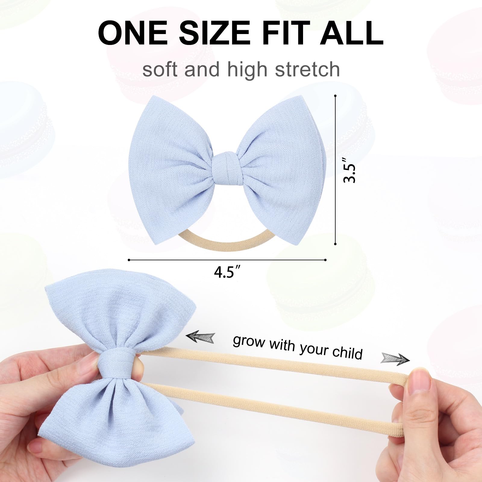 YanJie multicolor headband pack coordinates with many outfits and occasions.