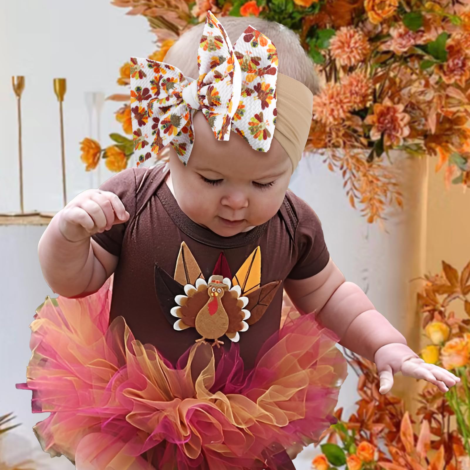 YanJie newborn headband elastic knit for gentle, mark-free wear.