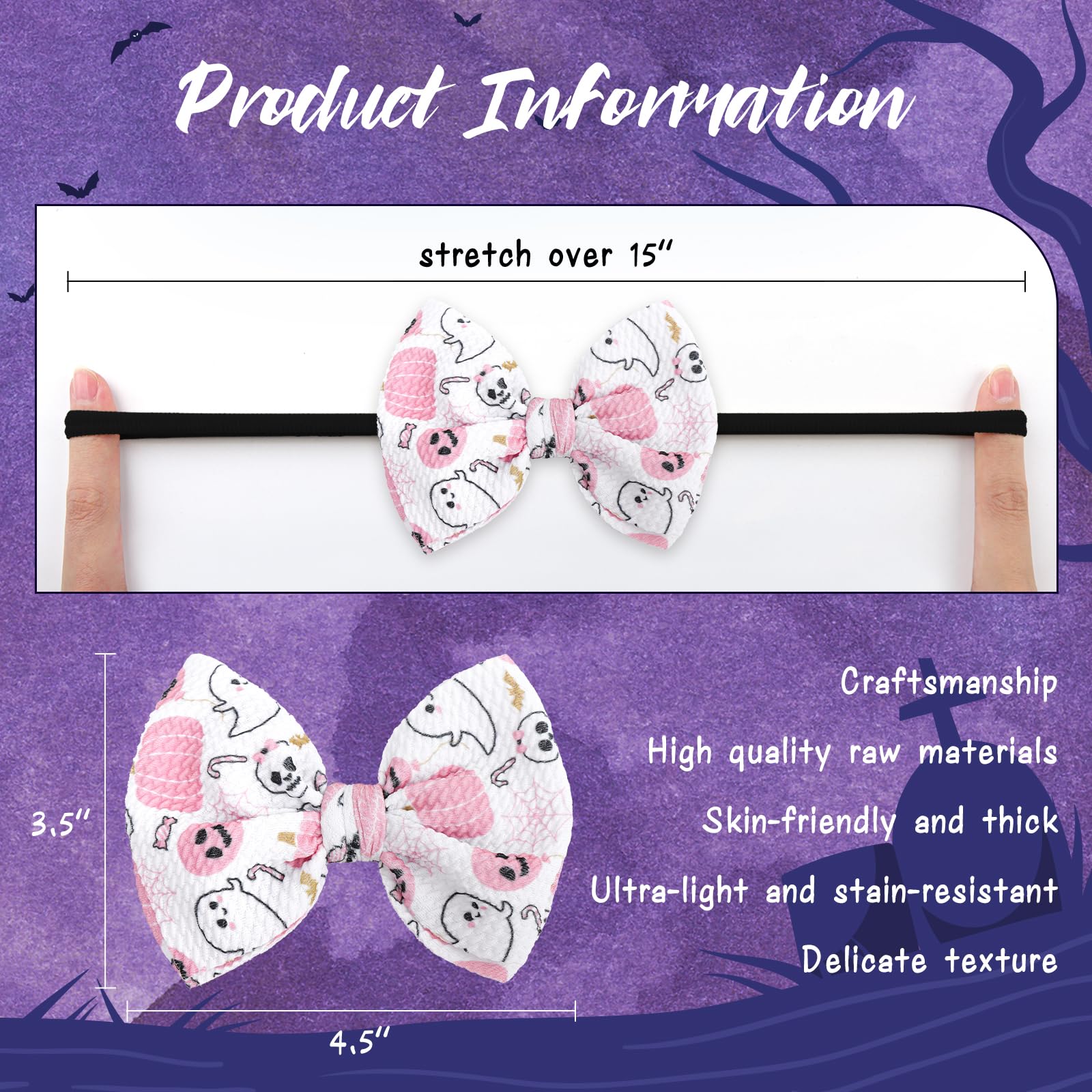 YanJie newborn to toddler friendly bows for everyday wear